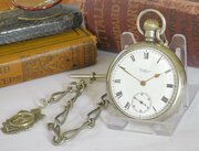 Antique Waltham Pocket Watch And Chain