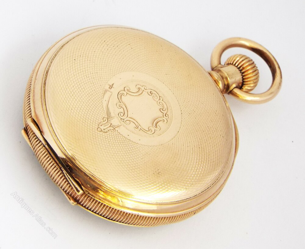 Montre De Poche Antique L.L. Bickings, Norristown, Pennsylvania - Pièce D'Occasion Vintage (État à Vérifier)