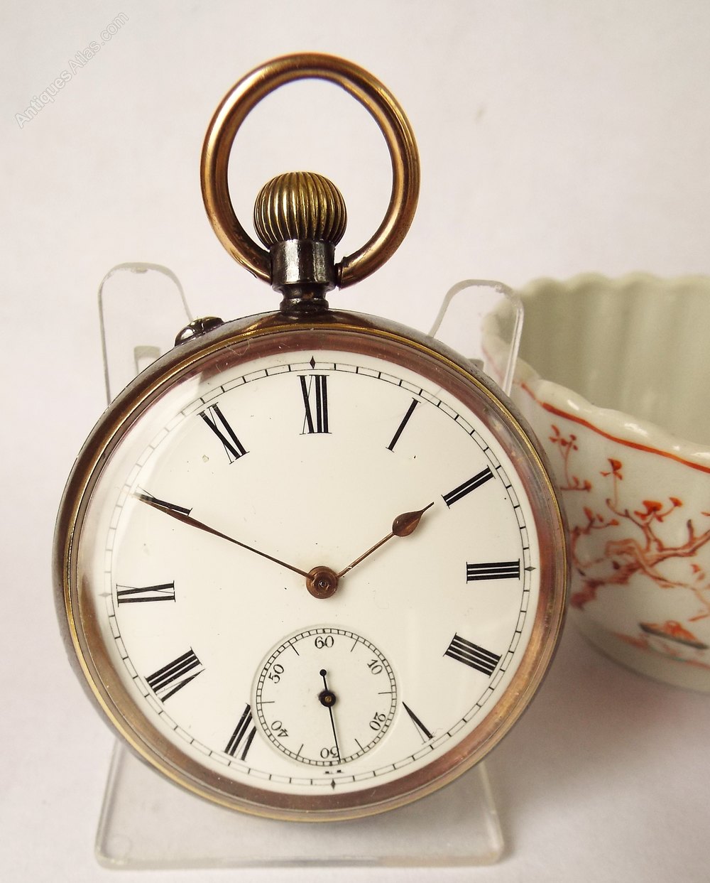 Antiques Atlas Antique Gun Metal Cyrus GT Pocket Watch.