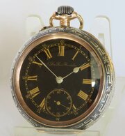 Antique Nielloware J DuBois Bandelier Pocket Watch