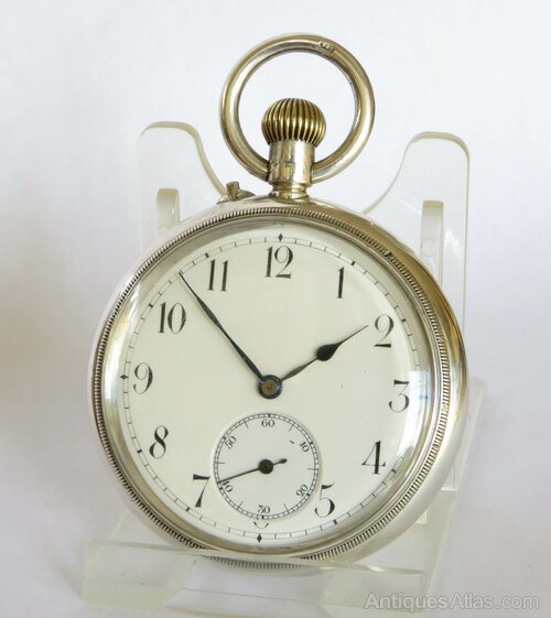 Antiques Atlas Antique Silver Borgel Cased Pocket Watch as170a11966