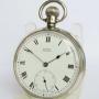 Antique silver Buren Grand Prix pocket watch, 1935
