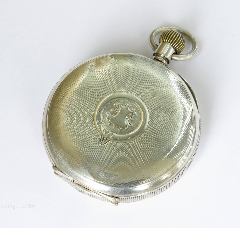Antiques Atlas Antique Silver Buren Pocket Watch, 1924