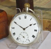Antique Silver Doxa Pocket Watch, 1911