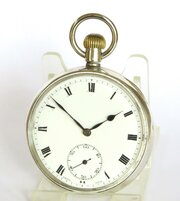 Antique Silver Eterna Pocket Watch, 1927