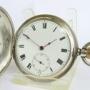 Antique silver Longines half hunter pocket watch
