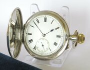 Antique Silver Mappin & Webb Hunter Pocket Watch 