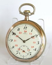 Antique Silver Omega Pocket Watch, 1912