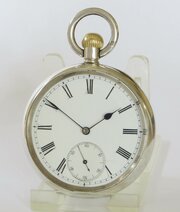 Antique Silver Omega Pocket Watch