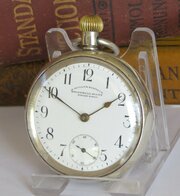 Antique silver Omega pocket watch