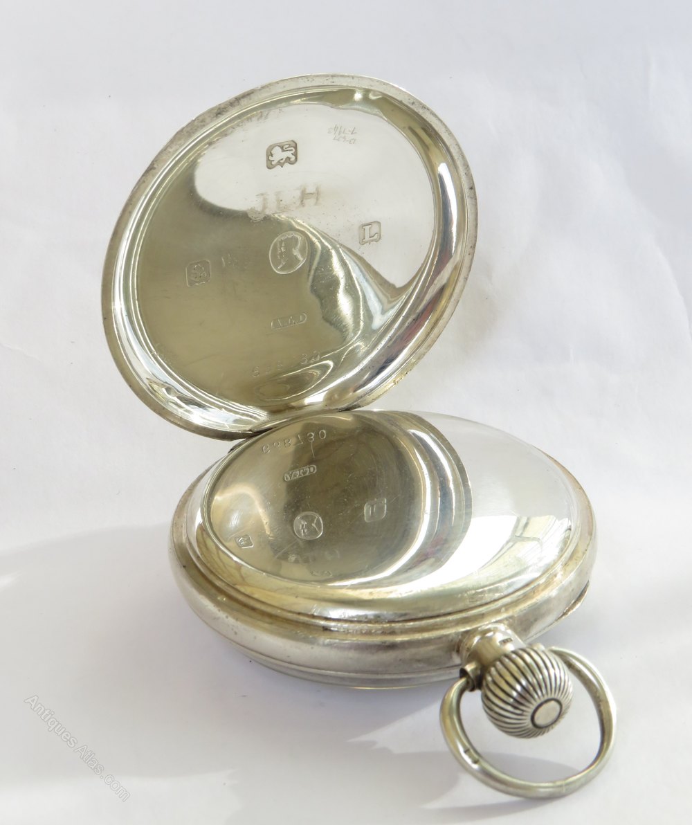 Antiques Atlas Antique Silver Record Pocket Watch, 1935
