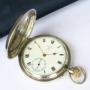 Antique silver Rotherhams full hunter pocket watch