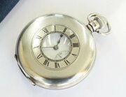 Antique Silver Stayte Hunter Pocket Watch, 1929