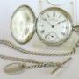 Antique silver Waltham Royal hunter fob watch