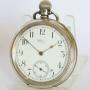 Antique silver Waltham Traveler pocket watch, 1929