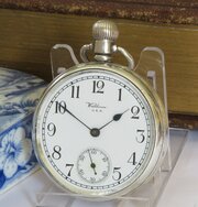 Antique Silver Waltham Pocket Watch, 1912