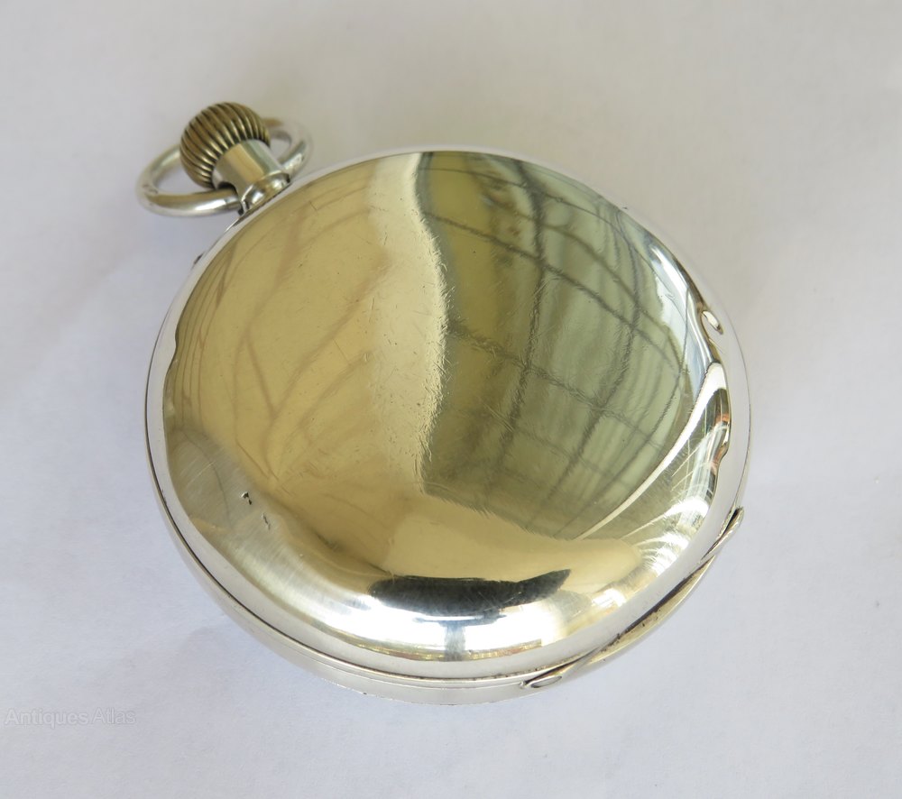 Antiques Atlas Antique Silver Pocket Watch, Errington For Hinds
