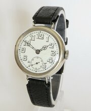 Antique Silver Trench Watch, 1918