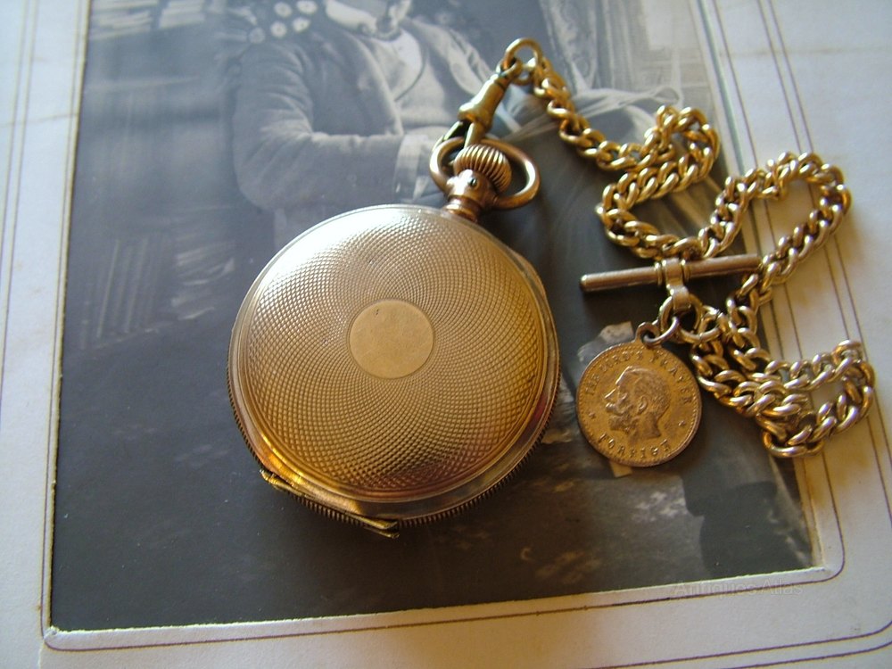 Antiques Atlas Antique Small Pocket Watch And Chain