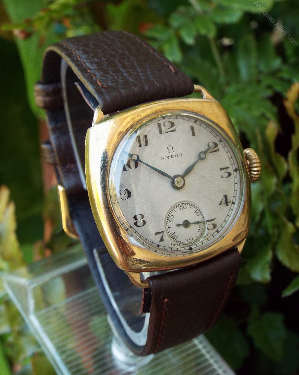 Early 1930s Gents Omega Cushion Cased Watch