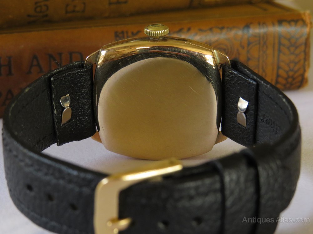Antiques Atlas Gents 1935 9ct Gold Waltham Wrist Watch