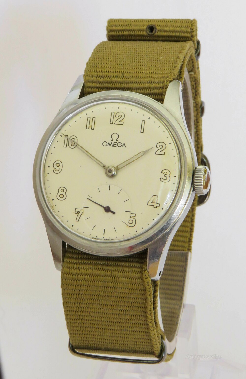 Wrist Watch Omega 1940 Military Watch Pilot's Military Wristwatch