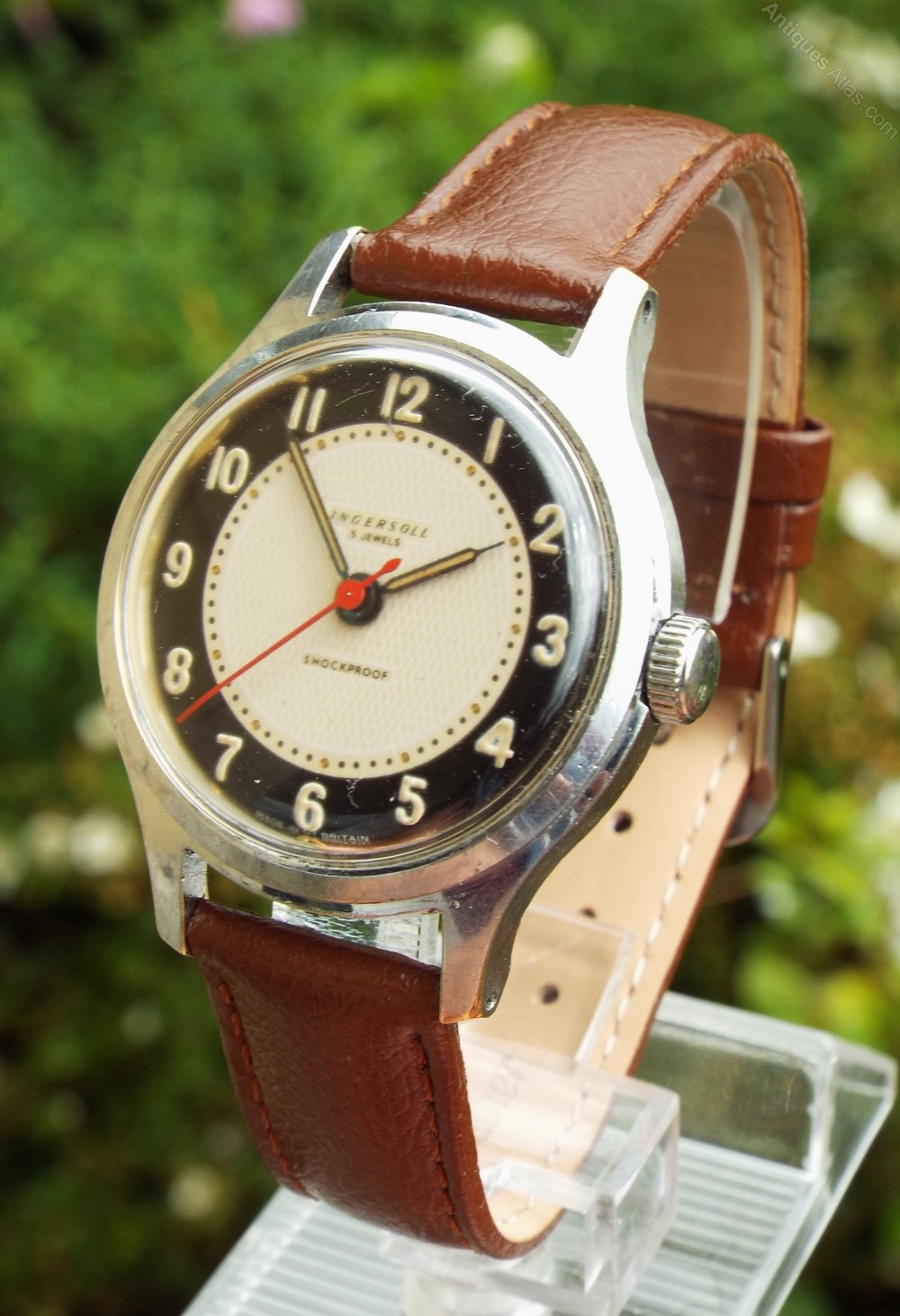 ingersoll 5 jewels shockproof watch