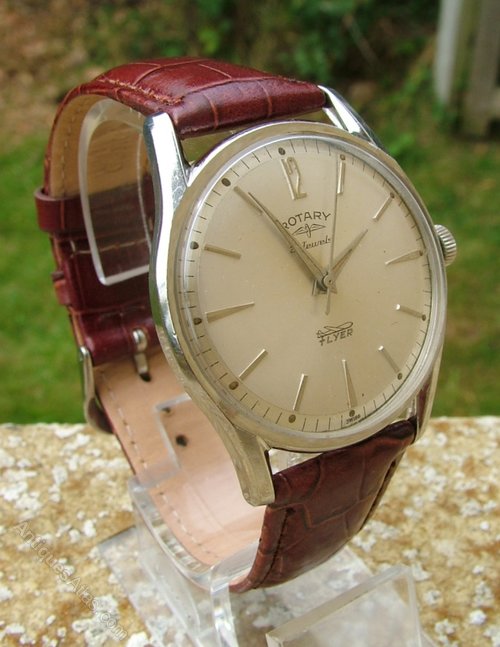 antiques atlas gents 1960s rotary flyer wrist watch flyer watches