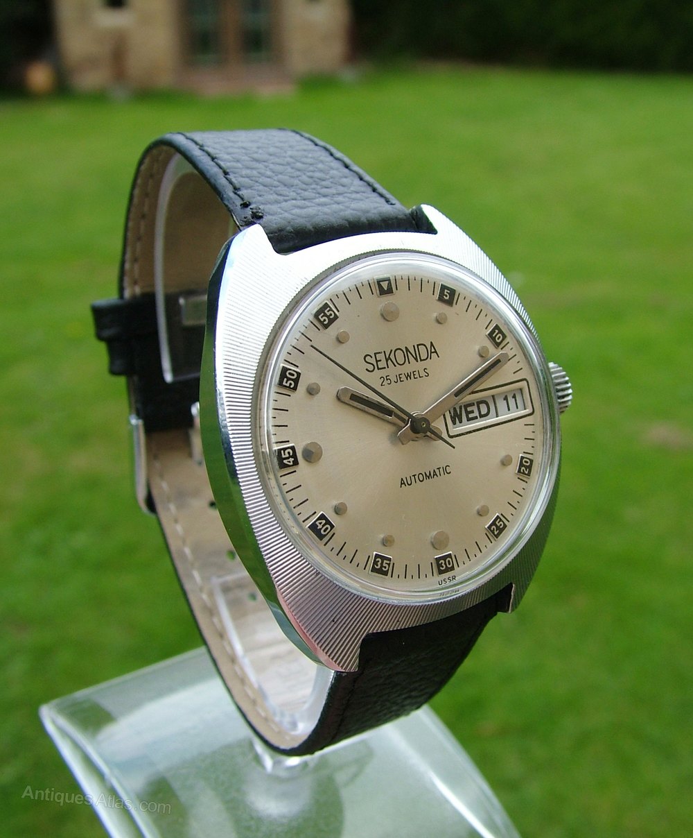 Antiques Atlas Gents 1960s Sekonda Automatic Winding Wrist Watch