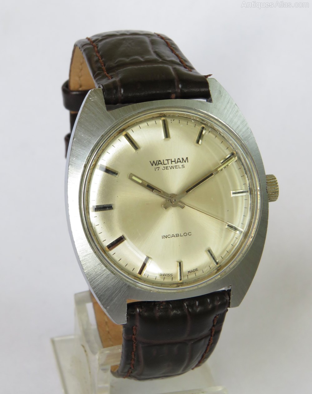 Antiques Atlas Gents 1970s Waltham Wrist Watch