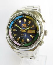 Gents 1990s Orient Crystal 3 Star Diver’s Watch 