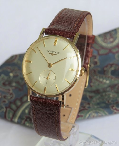 Gents 9 Carat Gold Longines Wristwatch 
