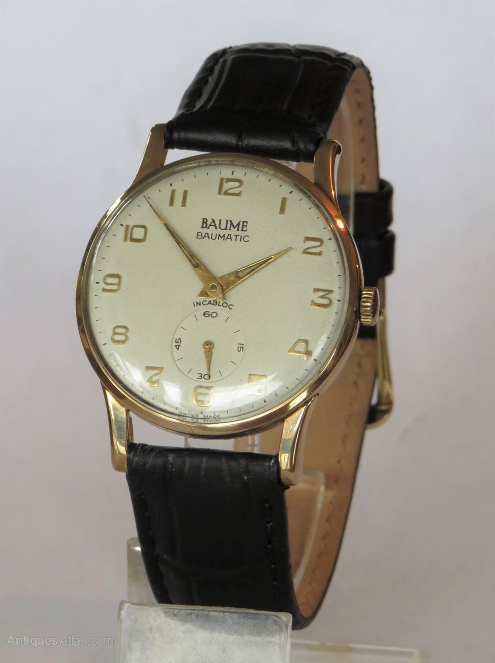 Antiques Atlas Gents 9ct Gold Baume Wrist Watch, 1963 as170a6530