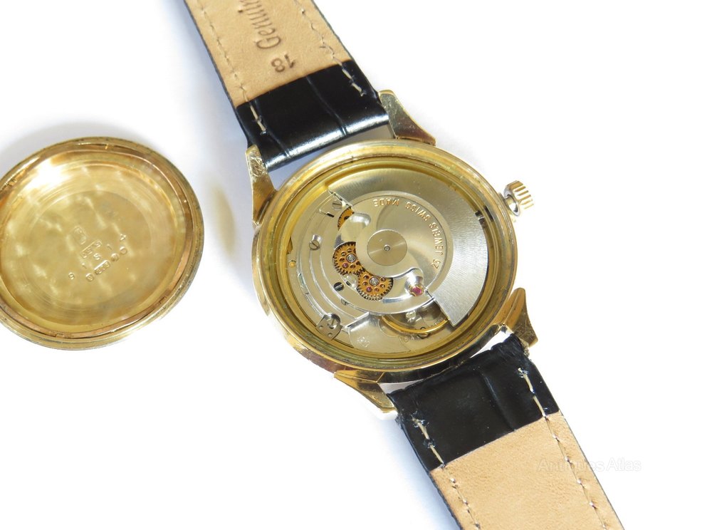 Antiques Atlas Gents 9ct Gold Garrard Wrist Watch, 1970