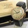 Gents 9ct gold Longines Benson watch, Army link
