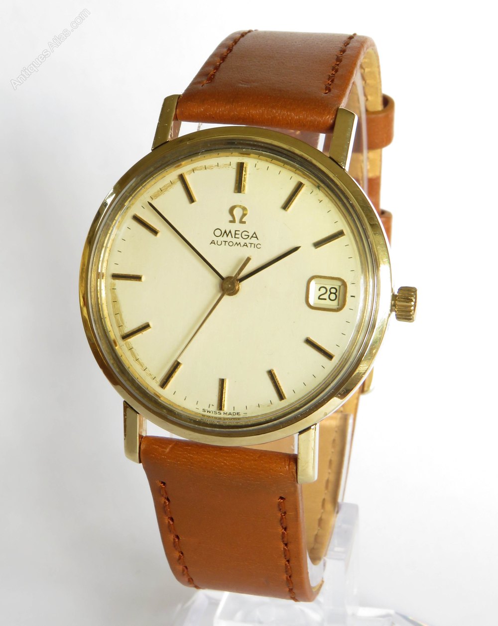 Antiques Atlas Gents 9ct Gold Omega Wrist Watch, 1979