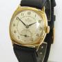 Gents 9ct gold Smiths De Luxe wrist watch, 1955