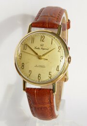 Gents 9ct Gold Smiths Imperial Wrist Watch, 1960