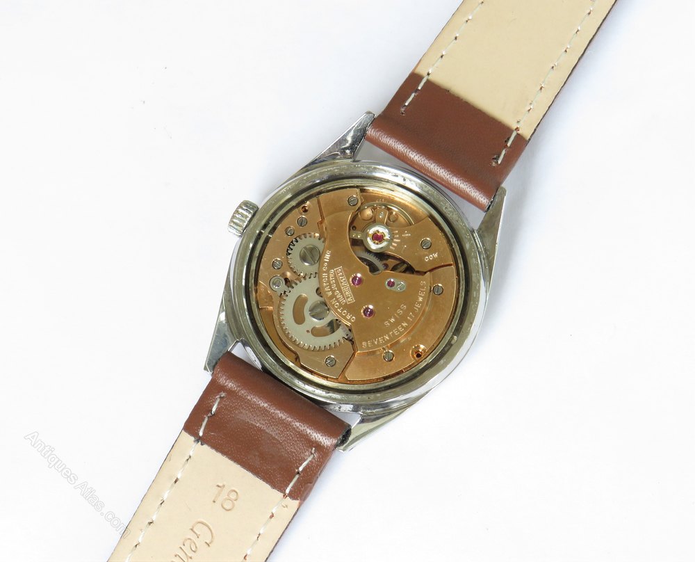 Antiques Atlas Gents Croton Wrist Watch, C1960
