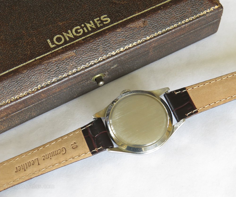 Antiques Atlas Gents Longines Wrist Watch, 1957