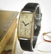 Gents Zenith curvex wrist watch 1938