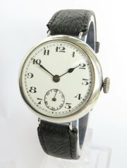Gents Antique Silver Trench Watch, 1911