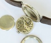 Gents Silver Hermetic Wrist Watch, 1930