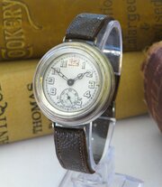 Gents Silver Hermetic Wrist Watch, 1930