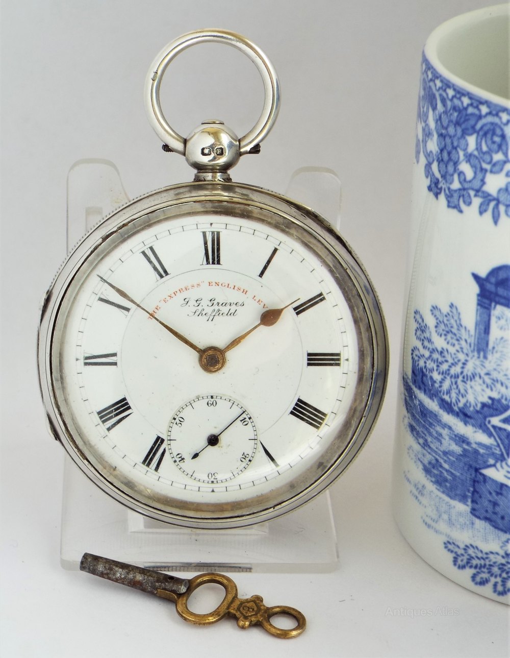Antiques Atlas J G Graves “Express” English Lever Pocket Watch