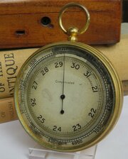Large Antique Altimeter, Poss Military Observation