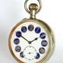 Large Antique Pocket Watch, Telephone Dial