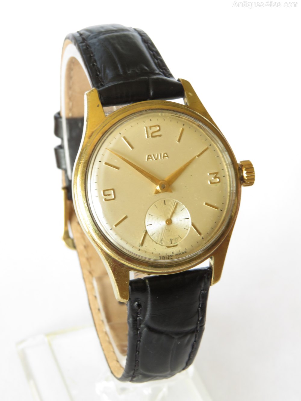 Antiques Atlas Midsize Avia Wrist Watch, C1950