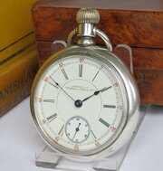 Waltham Appleton Tracy Steam Loco Pocket Watch