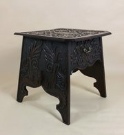 19th Century Arts And Crafts Carved Oak Centre Tab